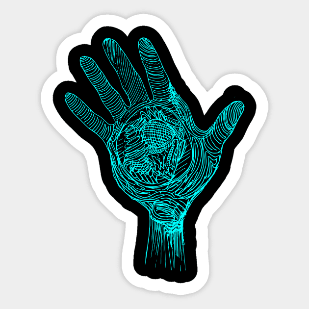 Your Own hand Sticker by Hariessy_Studio